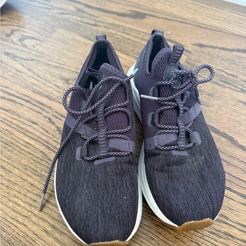 New Balance Purple and White Sneakers